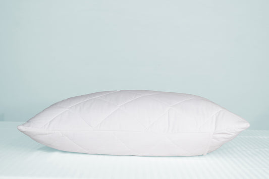Combo protector de almohada PVC + Acolchado 144 hilos