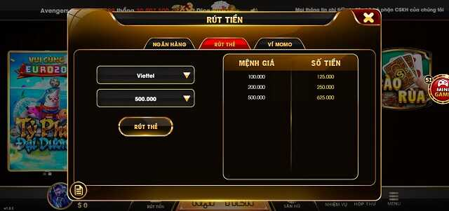 rút tiền choangclub